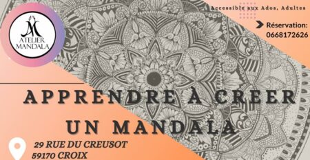 Apprenez à créer un mandala chez Atelier Mandala